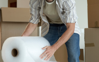 bubble wrap can be used to pack for fine art transportation