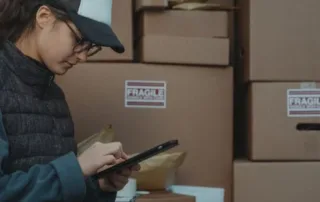 Image of packaging for fragile pieces