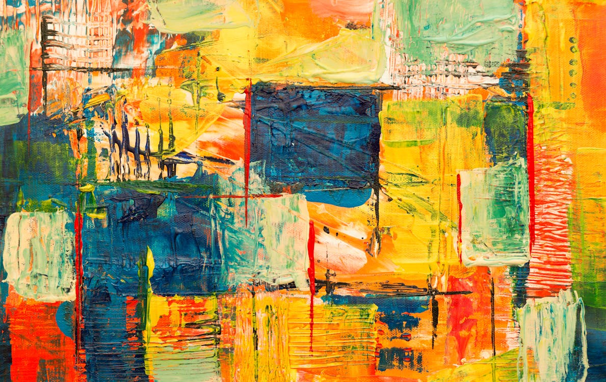 Image of abstract art for the What Service Should I Use When Shipping Paintings Aardvark Art Services blog