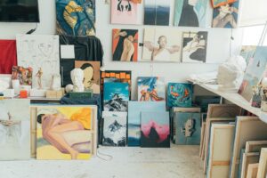 Image of an artists studio 